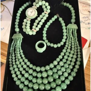 Beautiful Jade jewelry set